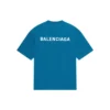 Logo-T-shirt, medium pasform “Blue” 612966TLVB99567