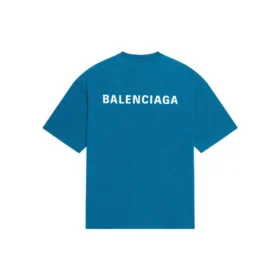 Logo-T-shirt, medium pasform “Blue” 612966TLVB99567