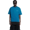 Logo-T-shirt, medium pasform “Blue” 612966TLVB99567