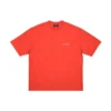 Logo-T-shirt, medium pasform, “Bright Red” 612966TMVF43168