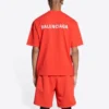 Logo-T-shirt, medium pasform, “Bright Red” 612966TMVF43168