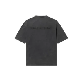 Logo-T-shirt, medium pasform, “grå” 612966TLVB91146