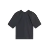 Logo-tryk, kortærmet, unisex, sort 583098TFV598465