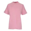 Løs kortærmet T-shirt med alfabetlogo “Pink” 612965TIVG55700