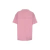 Løs kortærmet T-shirt med alfabetlogo “Pink” 612965TIVG55700
