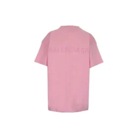 Løs kortærmet T-shirt med alfabetlogo “Pink” 612965TIVG55700 Løs kortærmet T-shirt med alfabetlogo “Pink” 612965TIVG55700