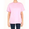 Løs kortærmet T-shirt med alfabetlogo “Pink” 612965TIVG55700