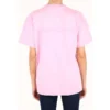 Løs kortærmet T-shirt med alfabetlogo “Pink” 612965TIVG55700