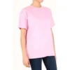 Løs kortærmet T-shirt med alfabetlogo “Pink” 612965TIVG55700