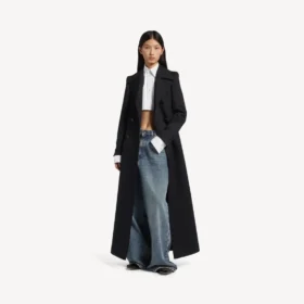 Løse jeans til kvinder med lav skridt i snavset vintageblå Løse jeans til kvinder med lav skridt i snavset vintageblå