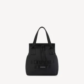 Mændenes army-tote-taske, medium, i sort