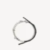 Malibu perlearmbånd/choker i sort/hvid/skinnende sølv Malibu perlearmbånd/choker i sort/hvid/skinnende sølv