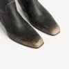 Memphis-støvletter til kvinder i sort/beige Memphis-støvletter til kvinder i sort/beige
