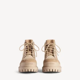 Men’s combat strike støvler i farven sand