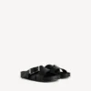 Men’s mules with belt in black Men’s mules with belt in black