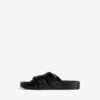 Men’s mules with belt in black Men’s mules with belt in black