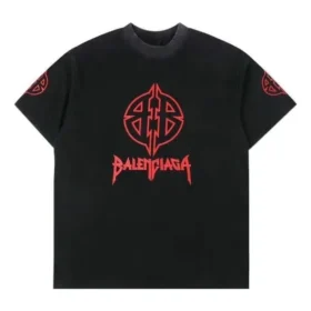 Metal BB-stencil-T-shirt “Black Red” 764235TPVI21568 Metal BB-stencil-T-shirt “Black Red” 764235TPVI21568