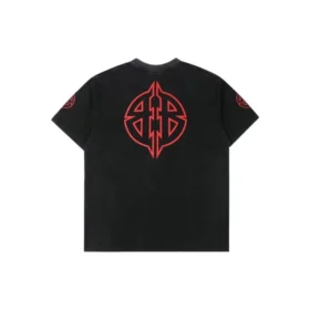 Metal BB-stencil-T-shirt “Black Red” 764235TPVI21568 Metal BB-stencil-T-shirt “Black Red” 764235TPVI21568