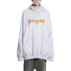 Metallica-hettetrøje i oversized pasform “Dirty White Orange” 697879TMV890901