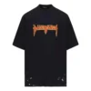 Metallica T-shirt med korte ærmer i oversized pasform “Black Orange” 694576TMV881055