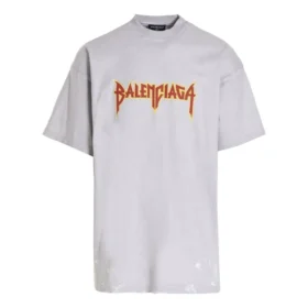 Metallica T-shirt med korte ærmer i oversized pasform “White Orange” 694576TMV880901 Metallica T-shirt med korte ærmer i oversized pasform “White Orange” 694576TMV880901
