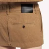 Mini-bomuldsnederdel til kvinder i beige