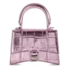 Mini Hourglass-taske med håndtag “Lilac” 664676-1S4NY-5304