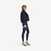 Mini-shorts til kvinder i navy/sort overfarvet