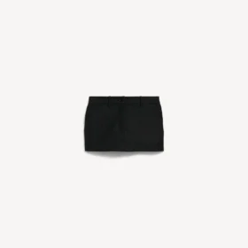 Mini-skort til kvinder i sort