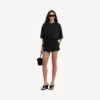 Mini-skort til kvinder i sort Mini-skort til kvinder i sort
