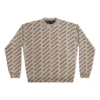 Mini-sweater med logo overalt “Beige” 736247T32339977