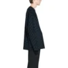 Mini-sweater med logo overalt “Mørkeblågrøn” 736247T32334301