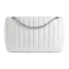Monaco mellemstor kædetaske, quiltet “Off White” 7659452AASE9106