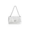 Monaco mellemstor kædetaske, quiltet “Off White” 7659452AASE9106