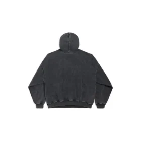 Montaigne-hettetrøje i Large Fit “Black Faded” 803265TRVN21048
