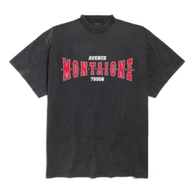 Montaigne Oversized T-shirt “Black Faded” 787349TRVN31048
