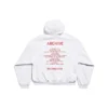 Music Archive Series Connected Zip Up Medium Fit Hættetrøje “Light Grey Red” 744457TQVA61561