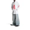 Music Archive Series Connected Zip Up Medium Fit Hættetrøje “Light Grey Red” 744457TQVA61561
