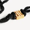 Nano-bånd-choker til kvinder i sort/skinnende guld