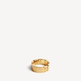 Nano mini-ledring til kvinder i skinnende guld