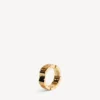 Nano mini-ledring til kvinder i skinnende guld