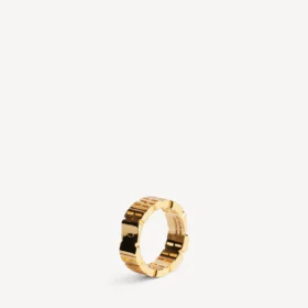 Nano mini-ledring til kvinder i skinnende guld
