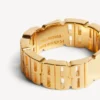 Nano mini-ledring til kvinder i skinnende guld
