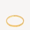 Nano mini-link-choker til kvinder i skinnende guld