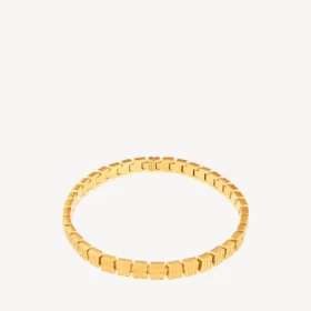 Nano mini-link-choker til kvinder i skinnende guld