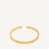Nano mini-link-choker til kvinder i skinnende guld