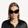 Nano mini-link-choker til kvinder i skinnende guld