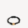 Nano Ribbon BB-armbånd til kvinder i sort/skinnende guld