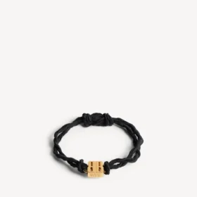Nano Ribbon BB-armbånd til kvinder i sort/skinnende guld