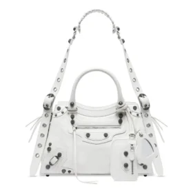 Neo Cagole City lille håndtaske “Optic White” 736046210B09104